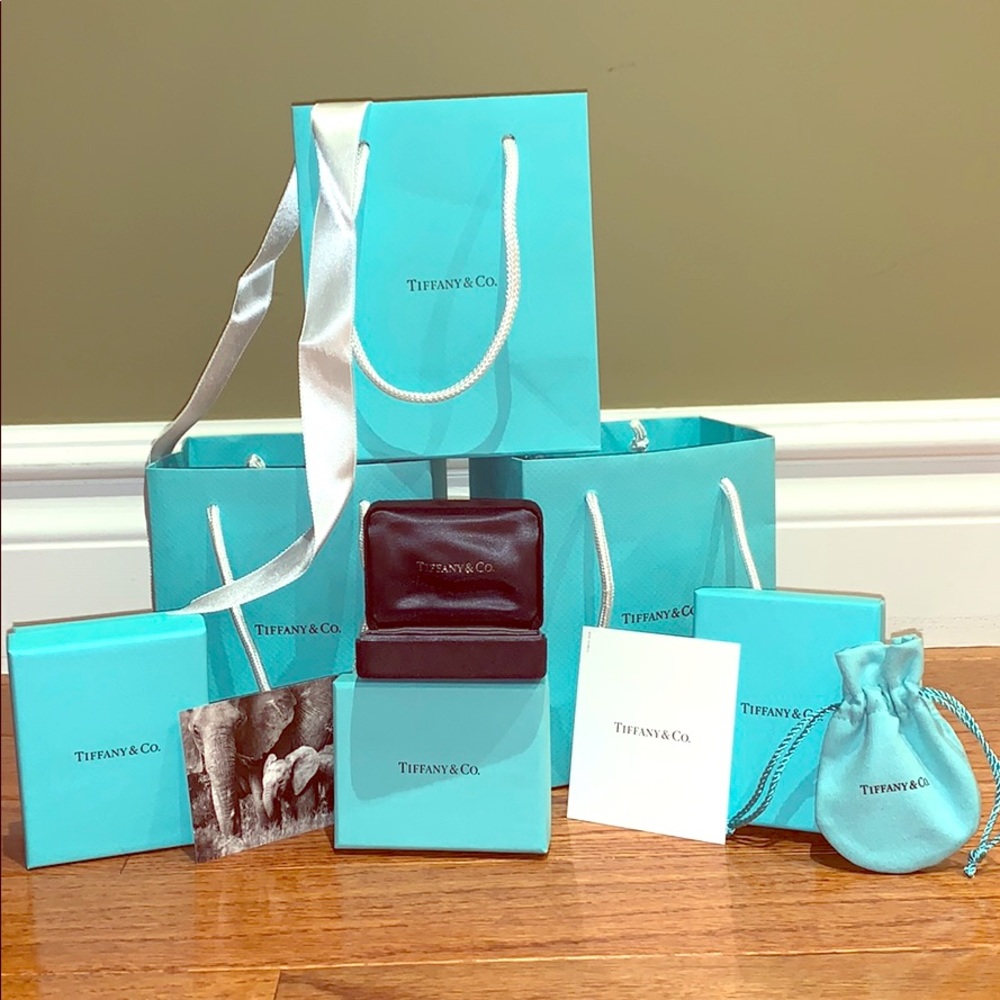 Tiffany & Co bag jewelry box gift ribbon pouch